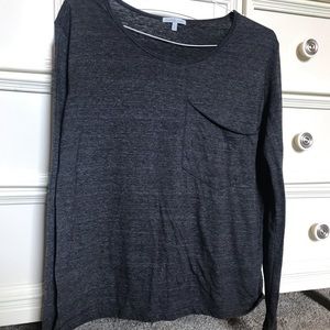 long sleeve pocket shirt